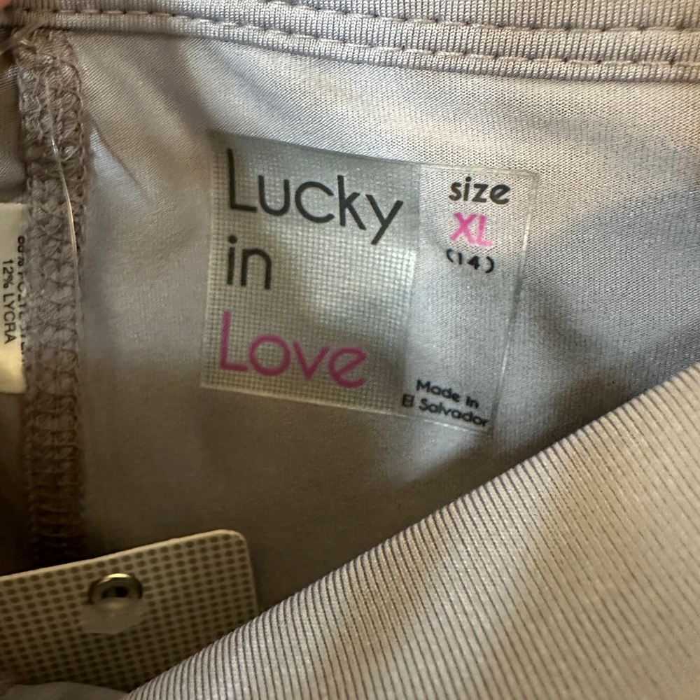 Lucky in Love NWT Core Wavy Pleated Tier Skirt XL Cute Trendy Pickleball Tennis - Picture 2 of 3